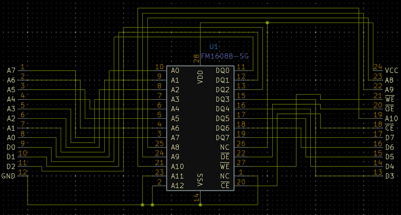 Adaptor FM1608 schematic